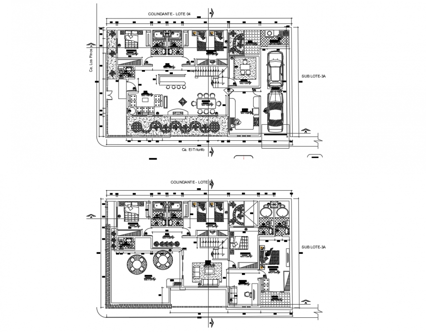 Plan of hotel in auto cad file