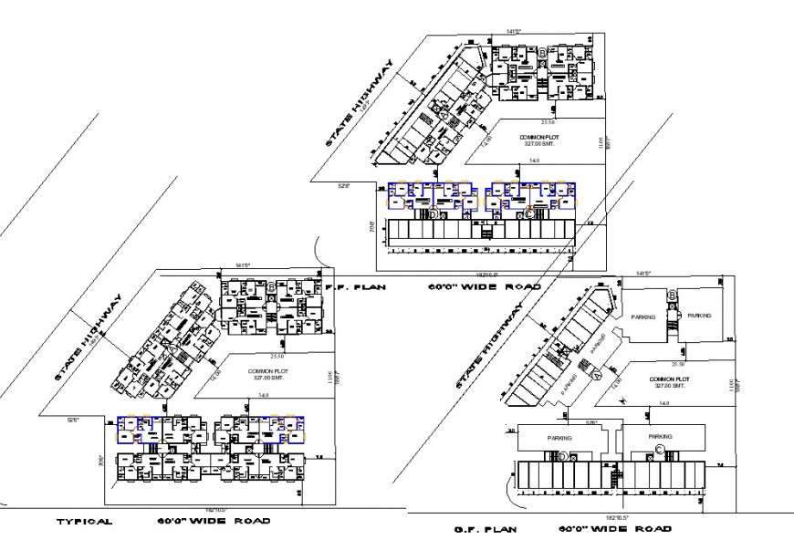 Planning of commercial building layout file