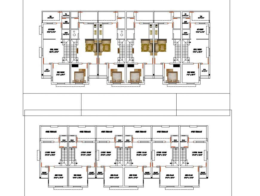 Planning of house detail dwg file
