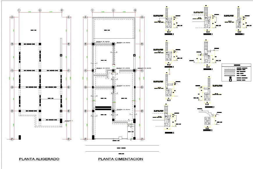 Plant lightened and foundation layout file