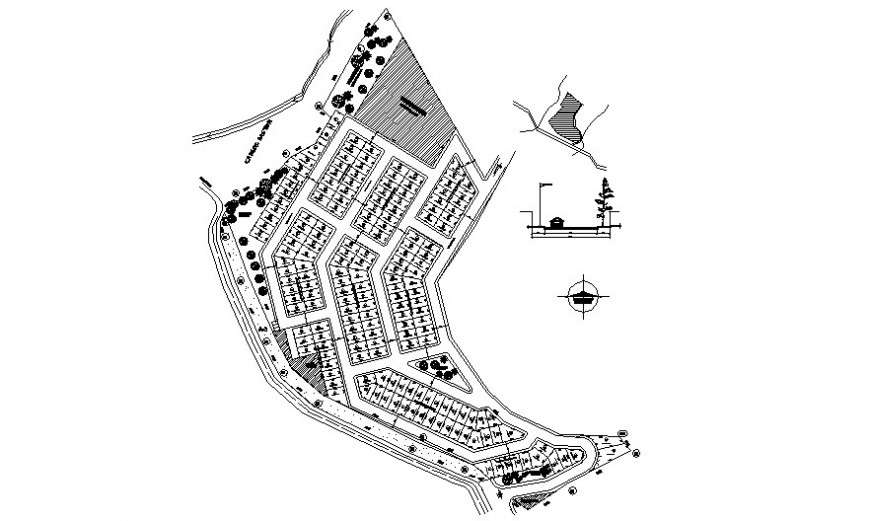 Plot area detailing drawiing in autocad software
