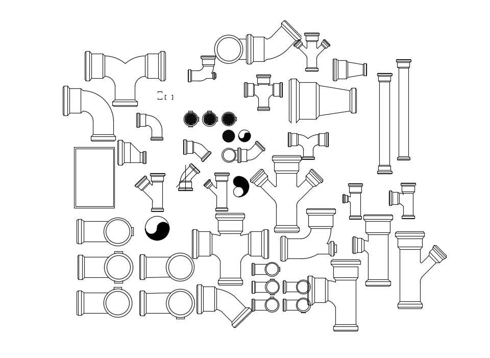 plumbing pipe Free CAD Block