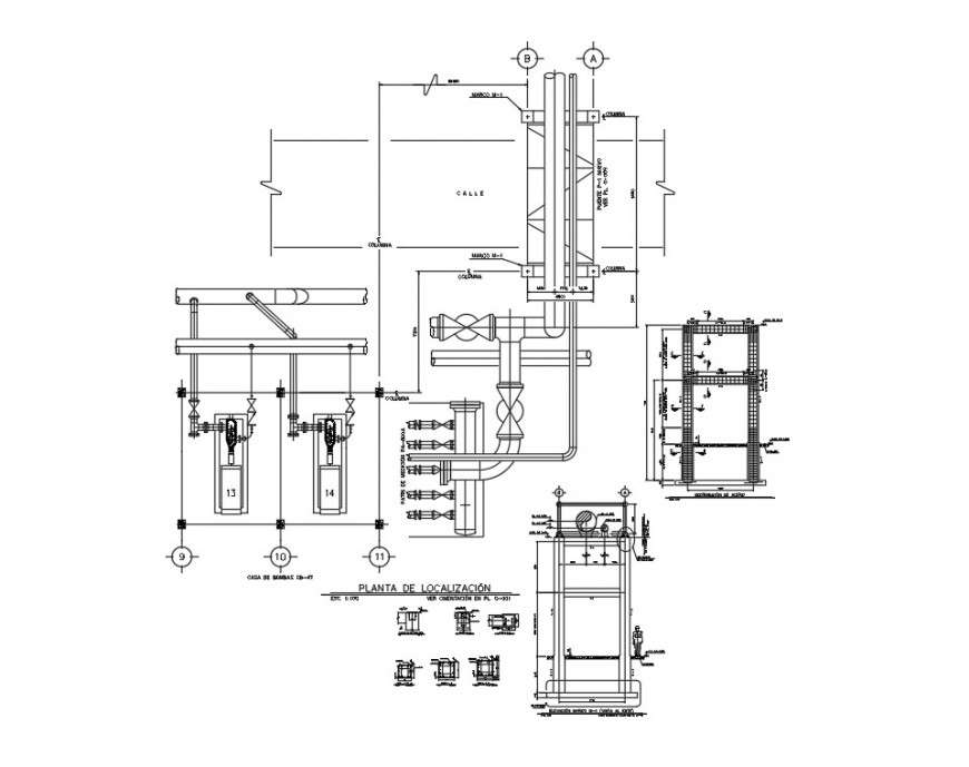 Plumbing house plan autocad file