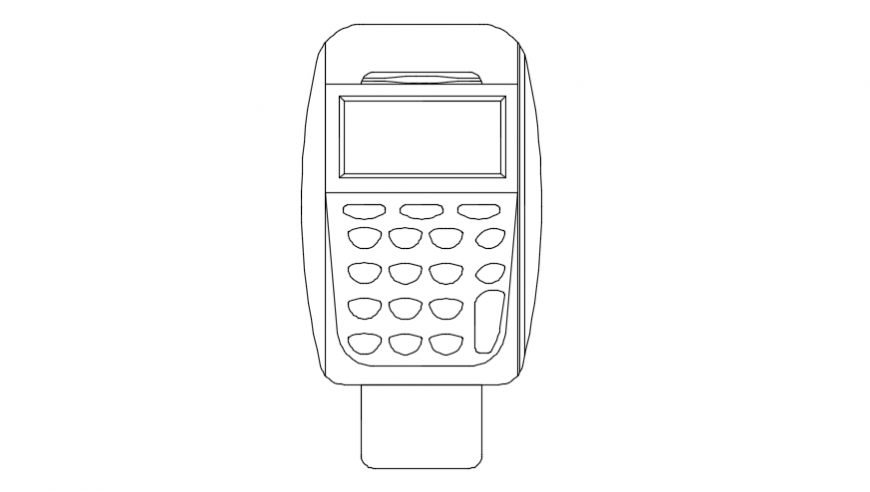Point of sale card reader model