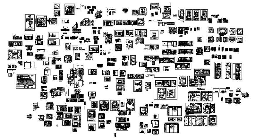 POP design of ceiling details 2d view autocad file