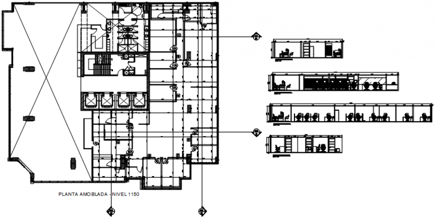 Proposed bank architecture sectional view