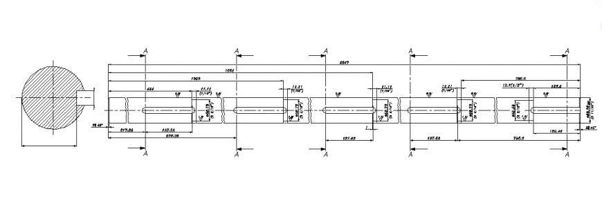 Pump shaft plumbing structure cad drawing details dwg file