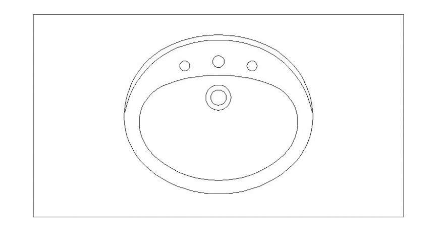 Rectangular shape washbasin units drawings 2d view sanitary blocks dwg file