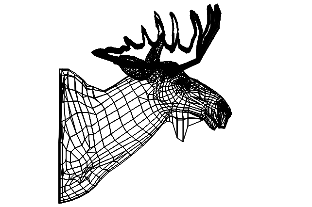 rein deer dwg file