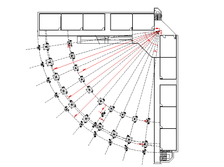 reinforced concrete column Lay-out design
