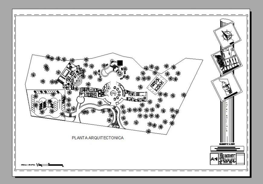 Renovation plan of the hospital in autocad