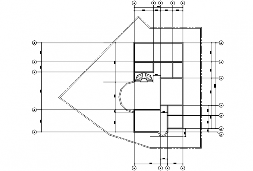 Residence floor layout plan design