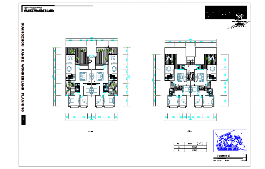 Residential House Plan Design DWG file