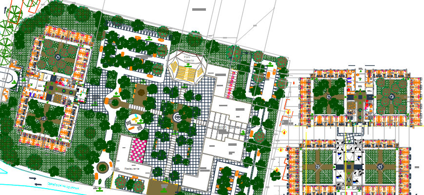 resort and restaurant dwg file