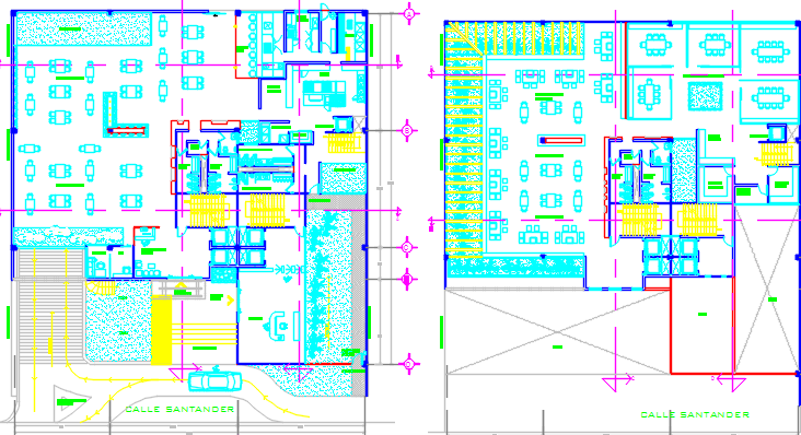 restaurant dwg file