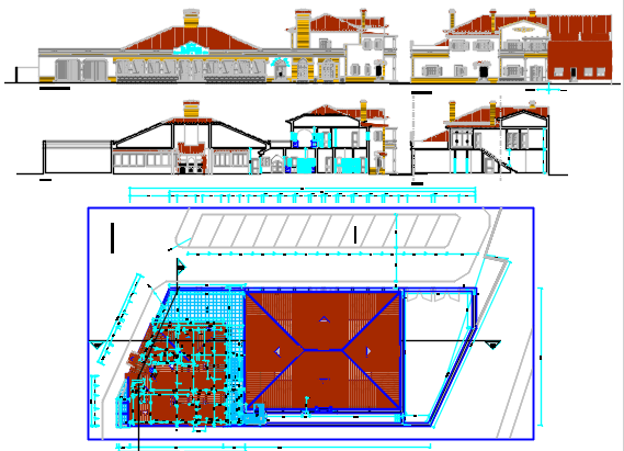 restaurant dwg file