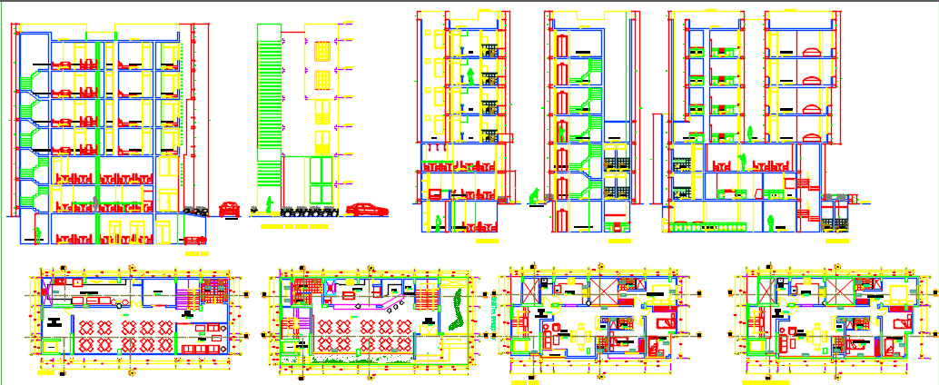 restaurant dwg file