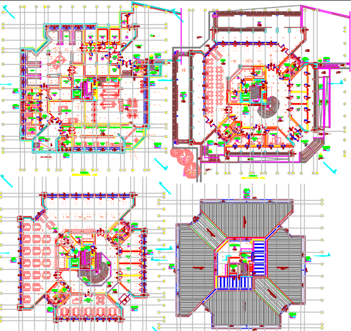restaurant dwg file