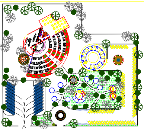 restaurant dwg file