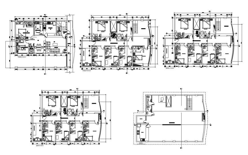 Restaurant floor plan in auto cad software