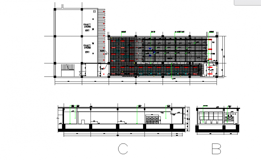 Restaurant Plan Lay-out & Elevation Detail