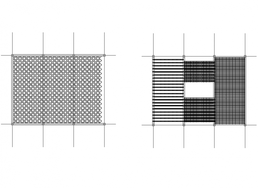 Ribbed slab plan layout file