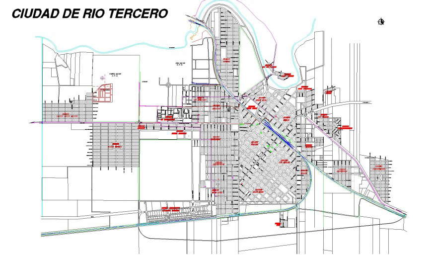 River city planning autocad file