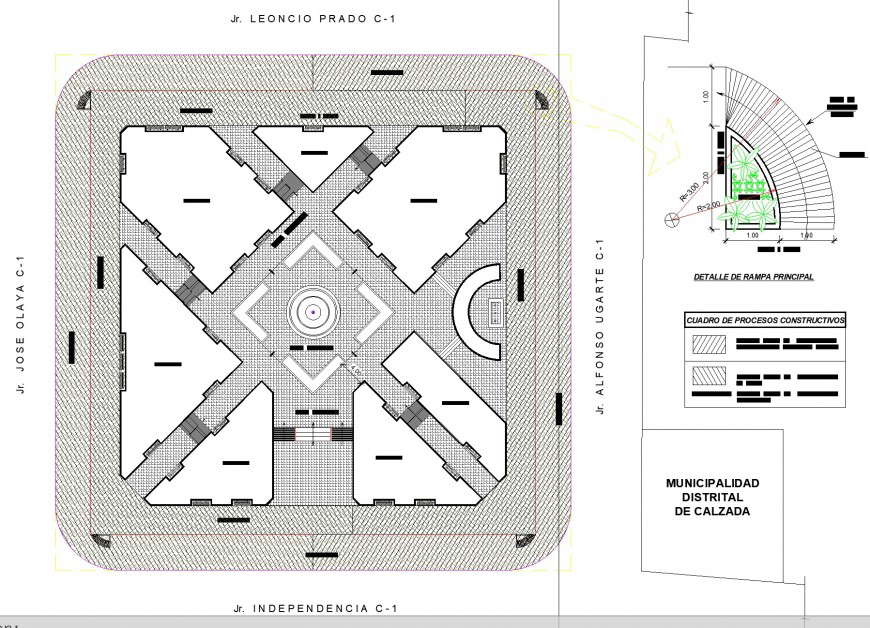 Roof planning autocad file