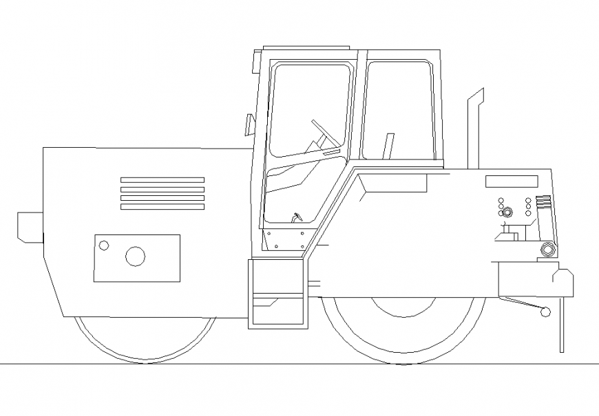 Rullo asphalt plan layout file