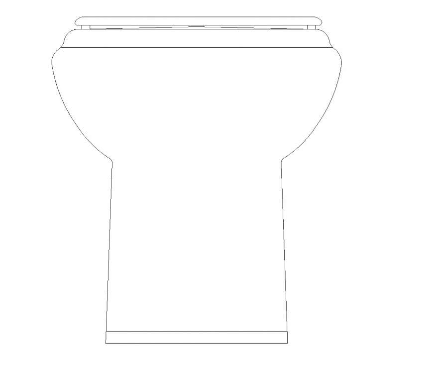 Sanitary blocks and units modern toilet detail elevation dwg file