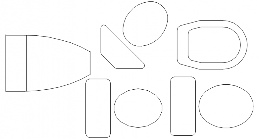 Sanitary plan and of different block in AutoCAD