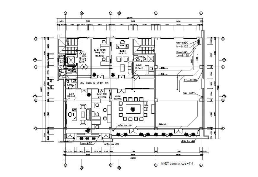 Sanitary plan of floor plan of autocade software