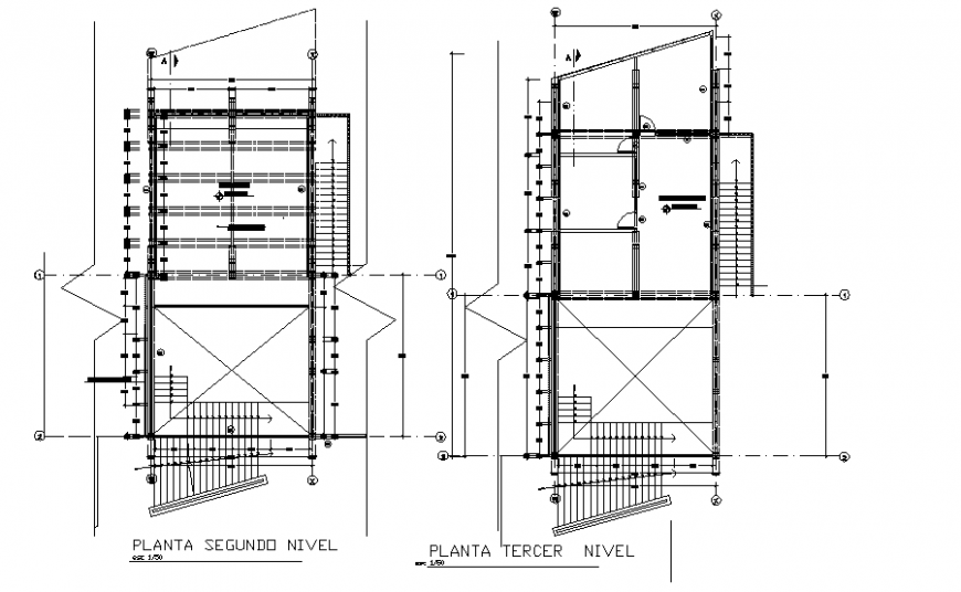 Second and terrace house level plan