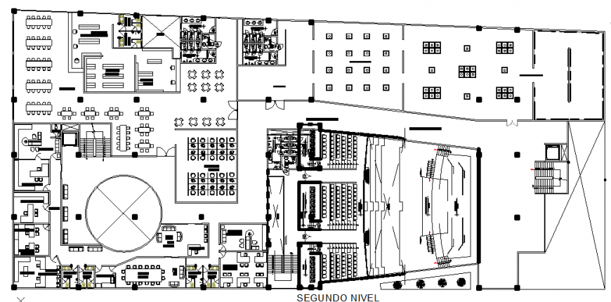 Second floor cultural center plan