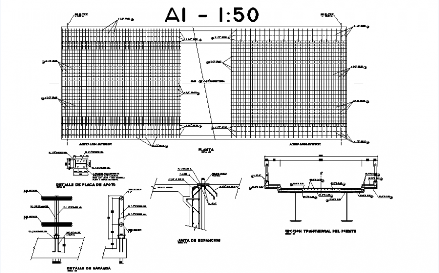 Section bridge plan
