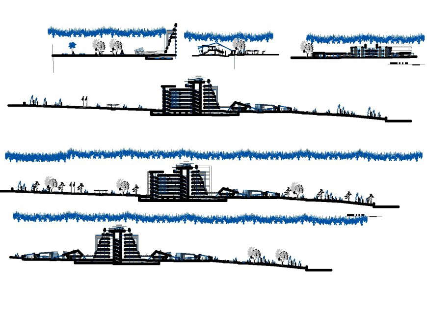 Section Moquegua plan dwg file