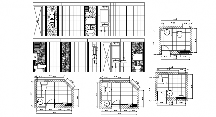 Section of bathroom furniture