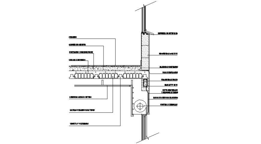 Section of rcc structure