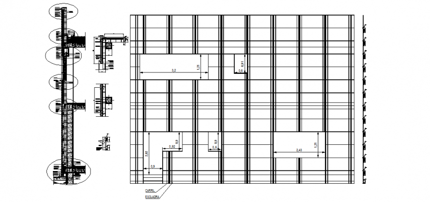 Section plan & detailing  with dwg file.