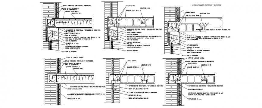 Section plan with detail dwg file.