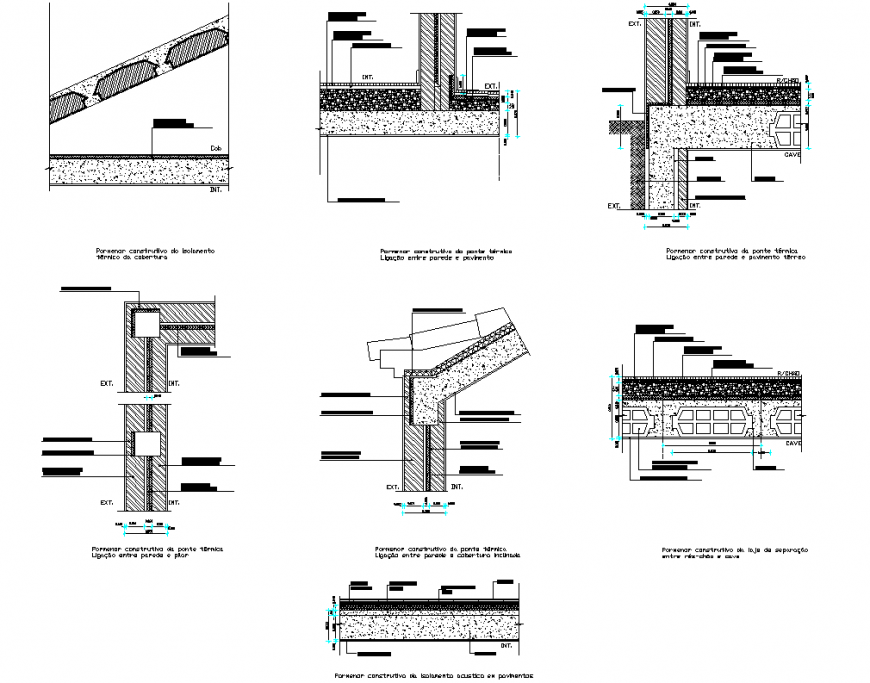 Section roof and slab section layout file