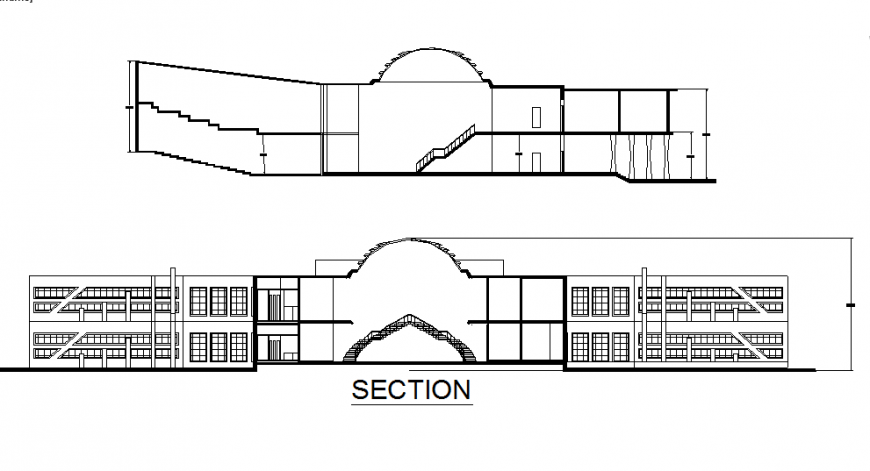 Section School commercial building