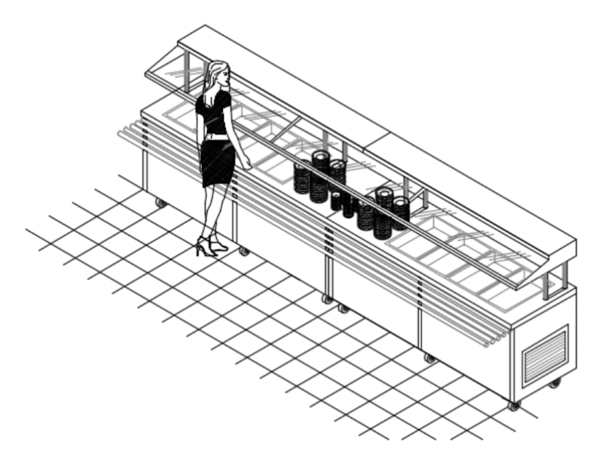 Serving counter details 2d