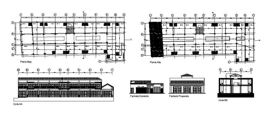 Shopping store re-modulation-elevation, section and floor plan cad drawing details dwg file