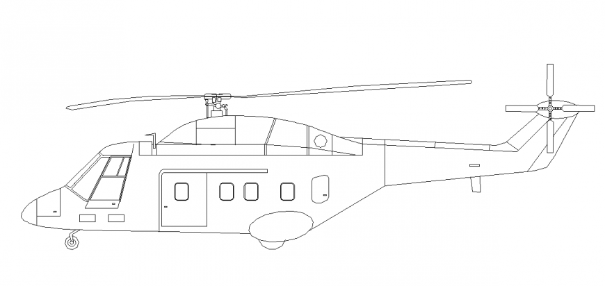 Side View Helicopter Design