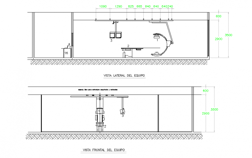 Side view of team & Front view of team Detail