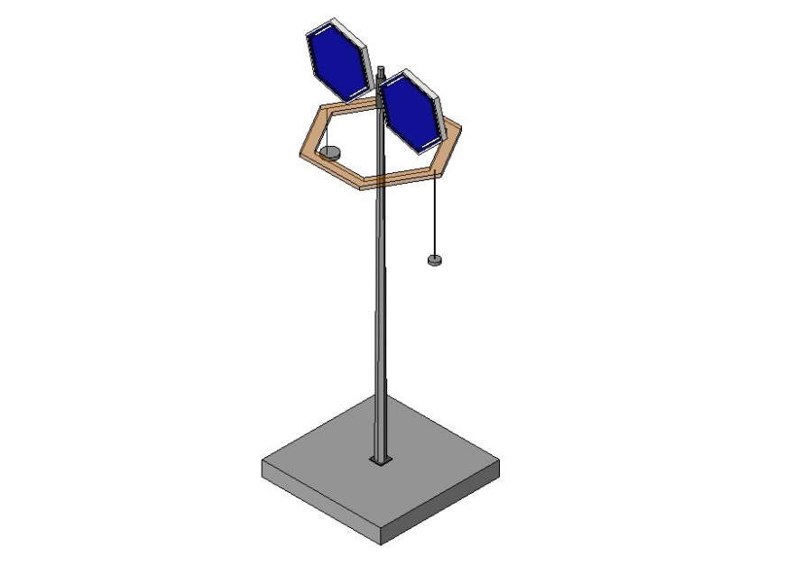 Sign board detail 3d model layout sketch-up file