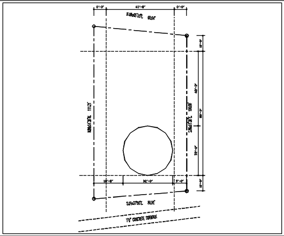 site plan consisting dimensions dwg file