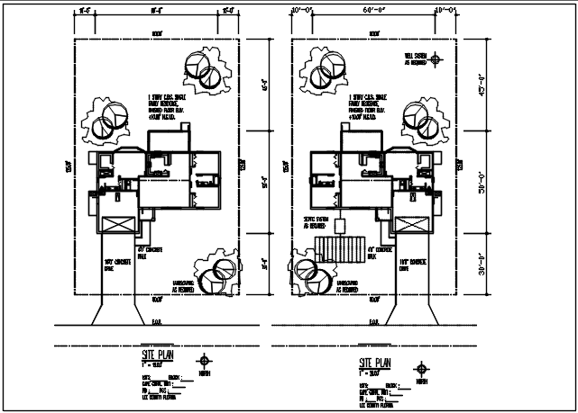 site plan detail dwg file