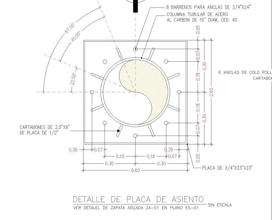 Slab machine handle detail autocad file
